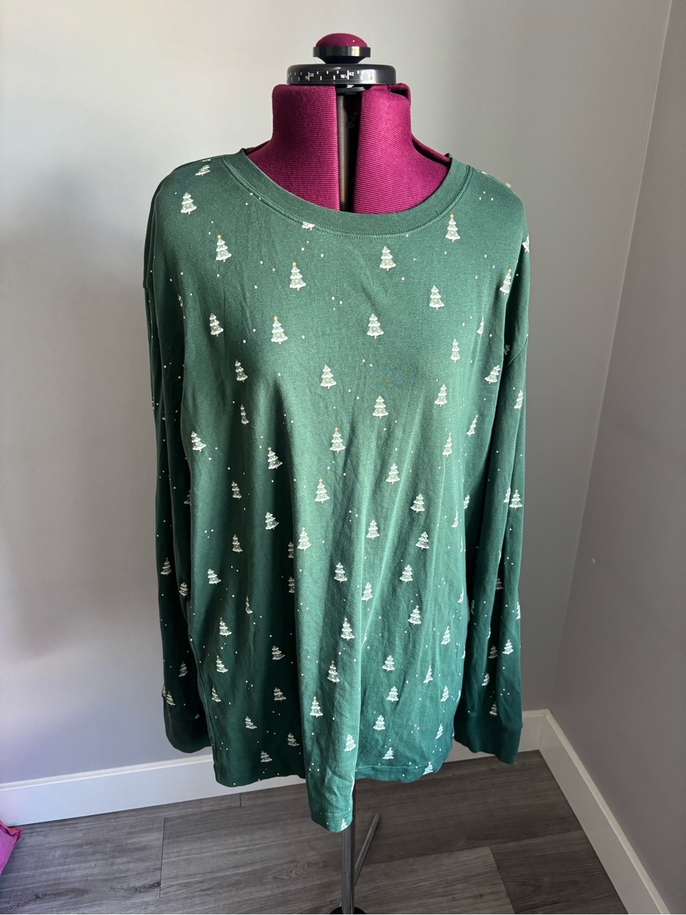 Petit Lem Dark Green Long Sleeve Top